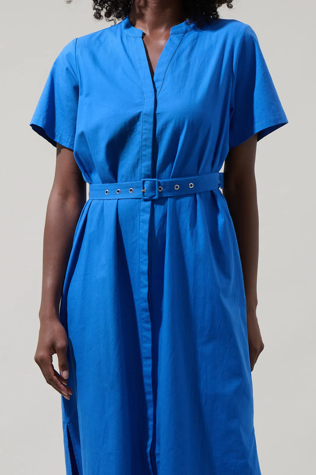 Amira Button Front Midi Dress sold by Sugarlips product image thumbnail 4