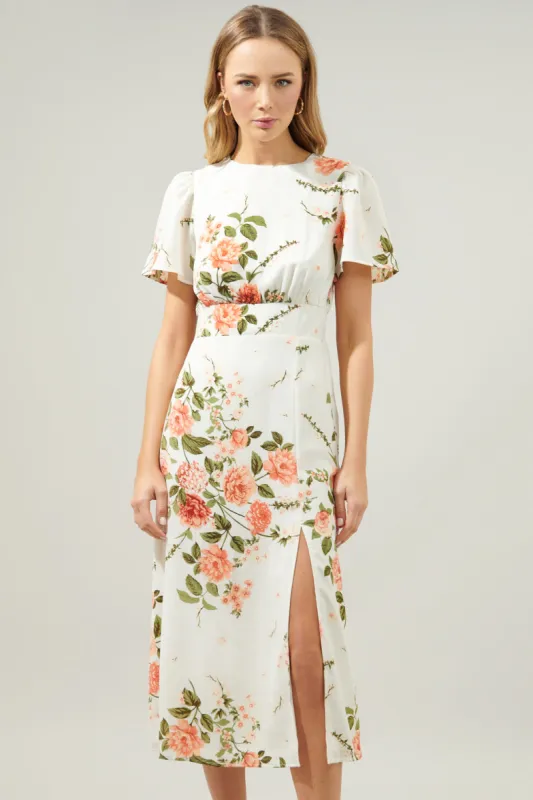 Sweet on You Bloom Midi Dress made by Sugarlips