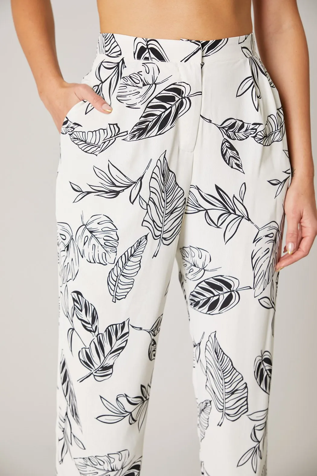 Another Day In Paradise Tropical Print Trouser Pants sold by Sugarlips product image thumbnail 5