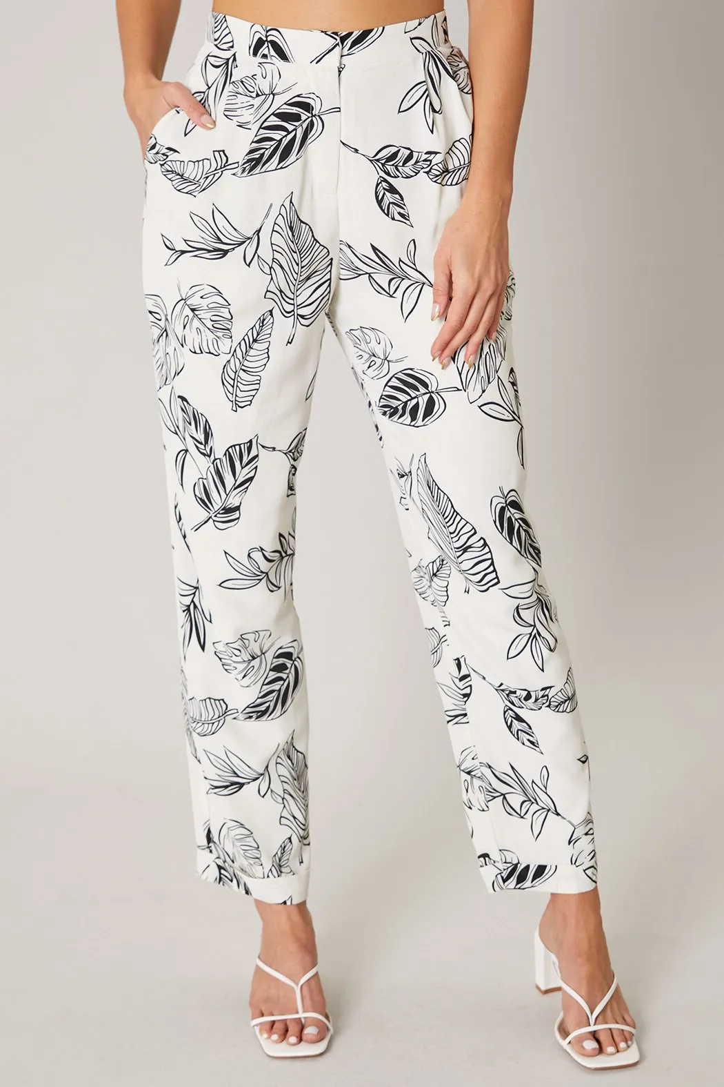 Another Day In Paradise Tropical Print Trouser Pants sold by Sugarlips product image thumbnail 2