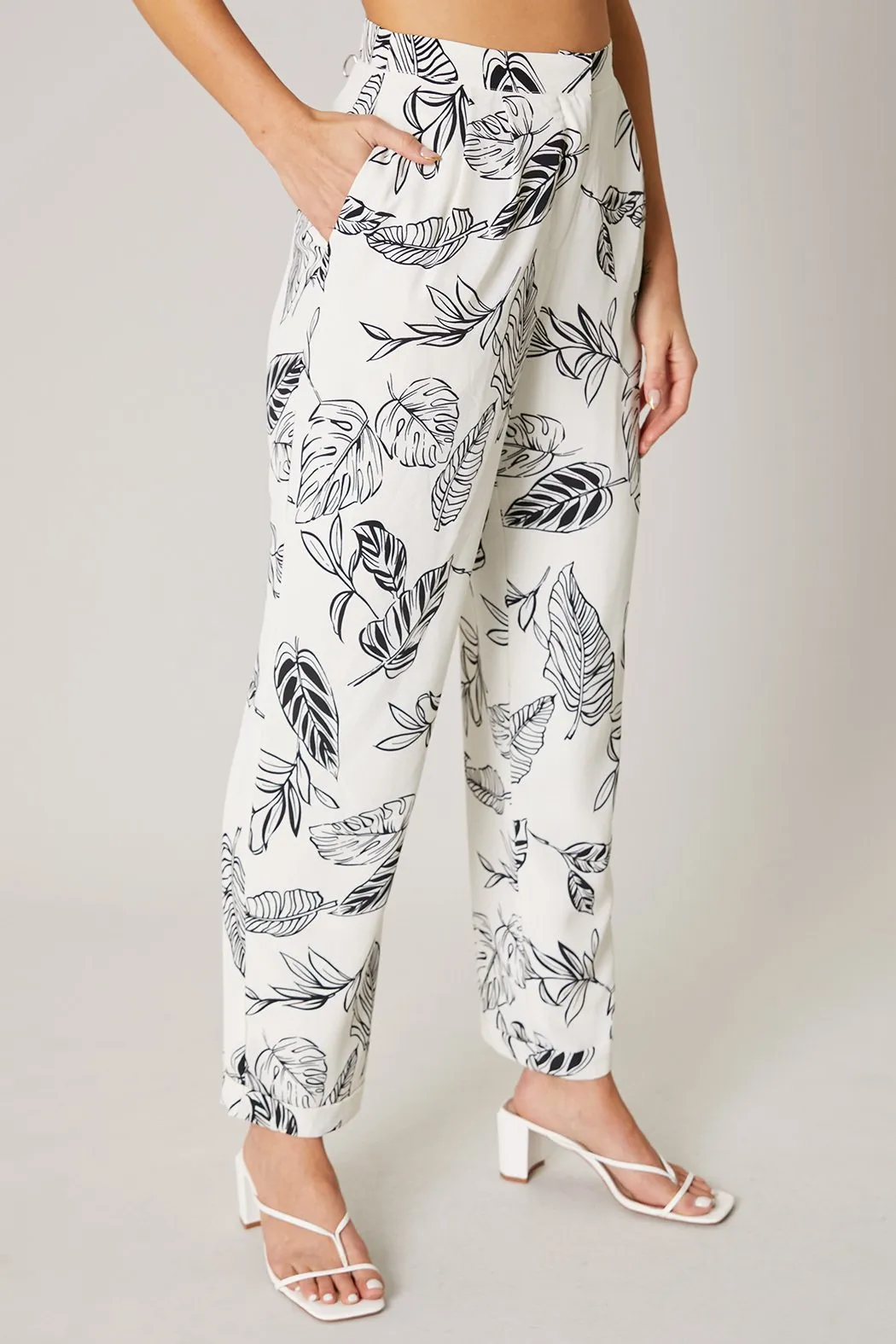 Another Day In Paradise Tropical Print Trouser Pants sold by Sugarlips product image thumbnail 4