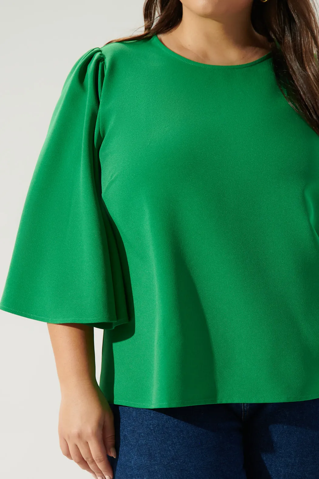 Lital Flutter Sleeve Top Curve sold by Sugarlips product image thumbnail 5