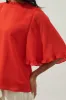 Heartbreaker Bell Sleeve Ruffle Blouse sold by Sugarlips