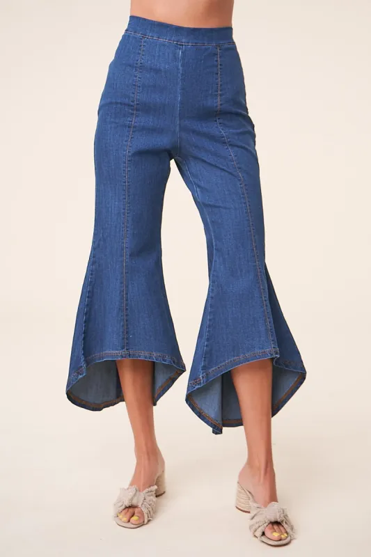 Disco Kick Flare Denim Pants sold by Sugarlips
