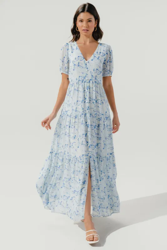 Corinna Paisley Maxi Dress sold by Sugarlips
