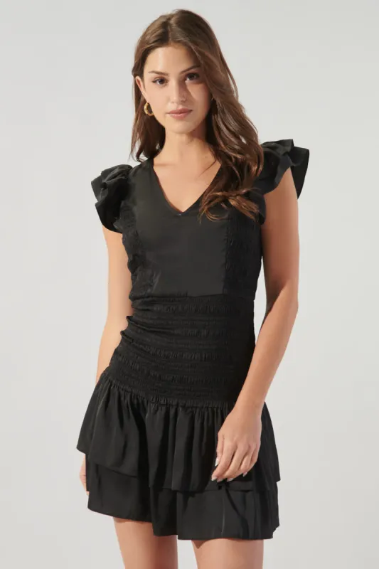 Jodi Satin Everleigh Mini Dress sold by Sugarlips