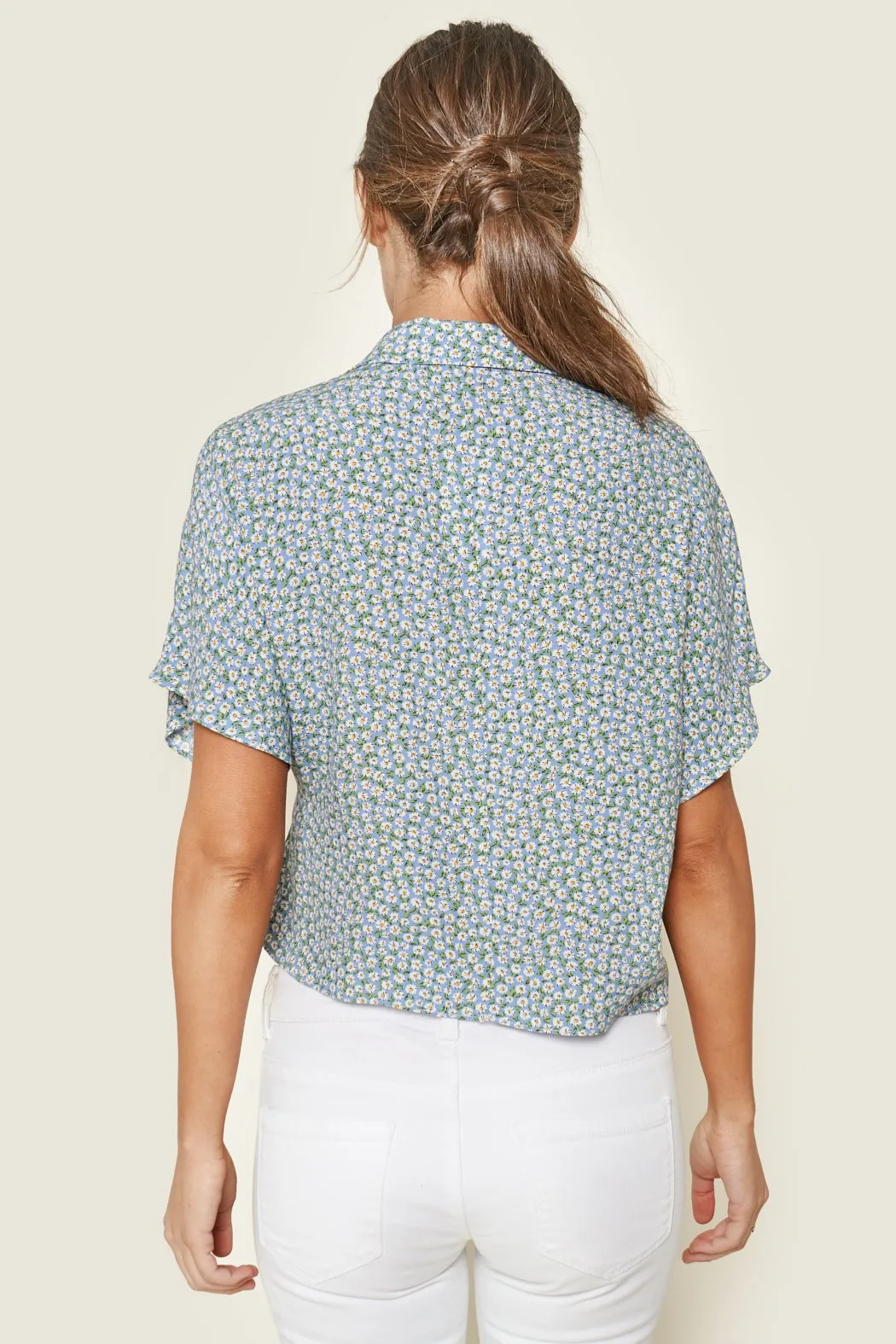 Bellare Floral Tie Front Top sold by Sugarlips product image thumbnail 4