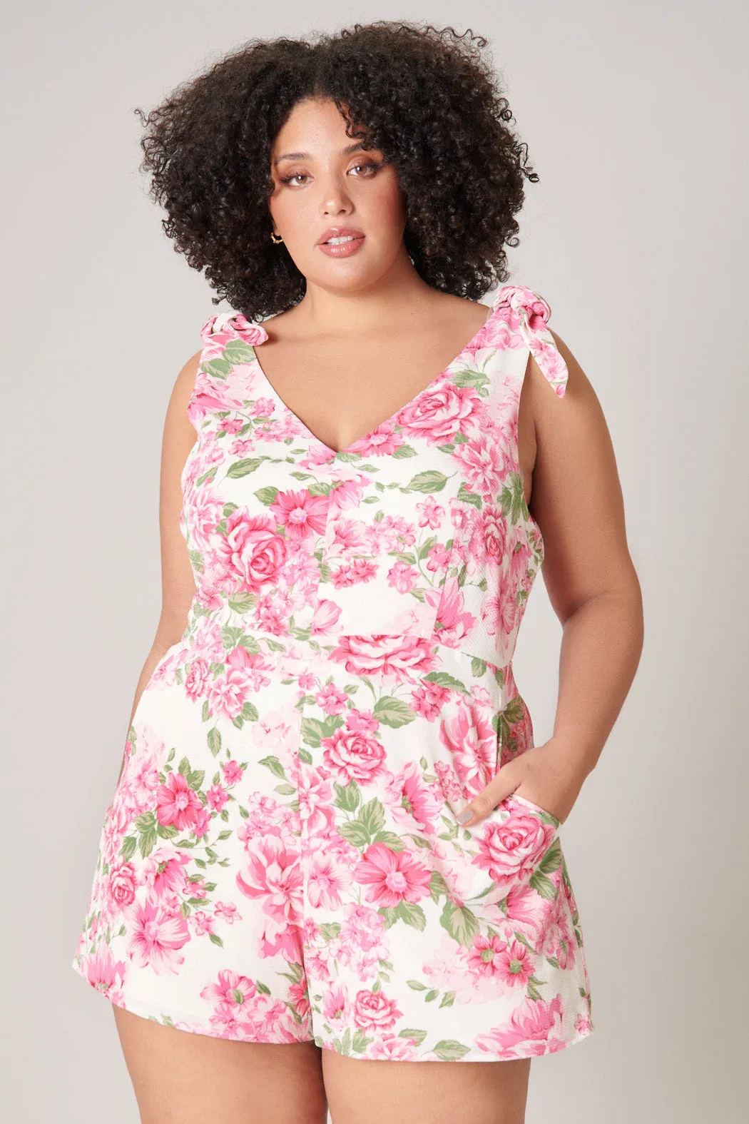 Truth Be Told Tie Strap Romper Curve sold by Sugarlips