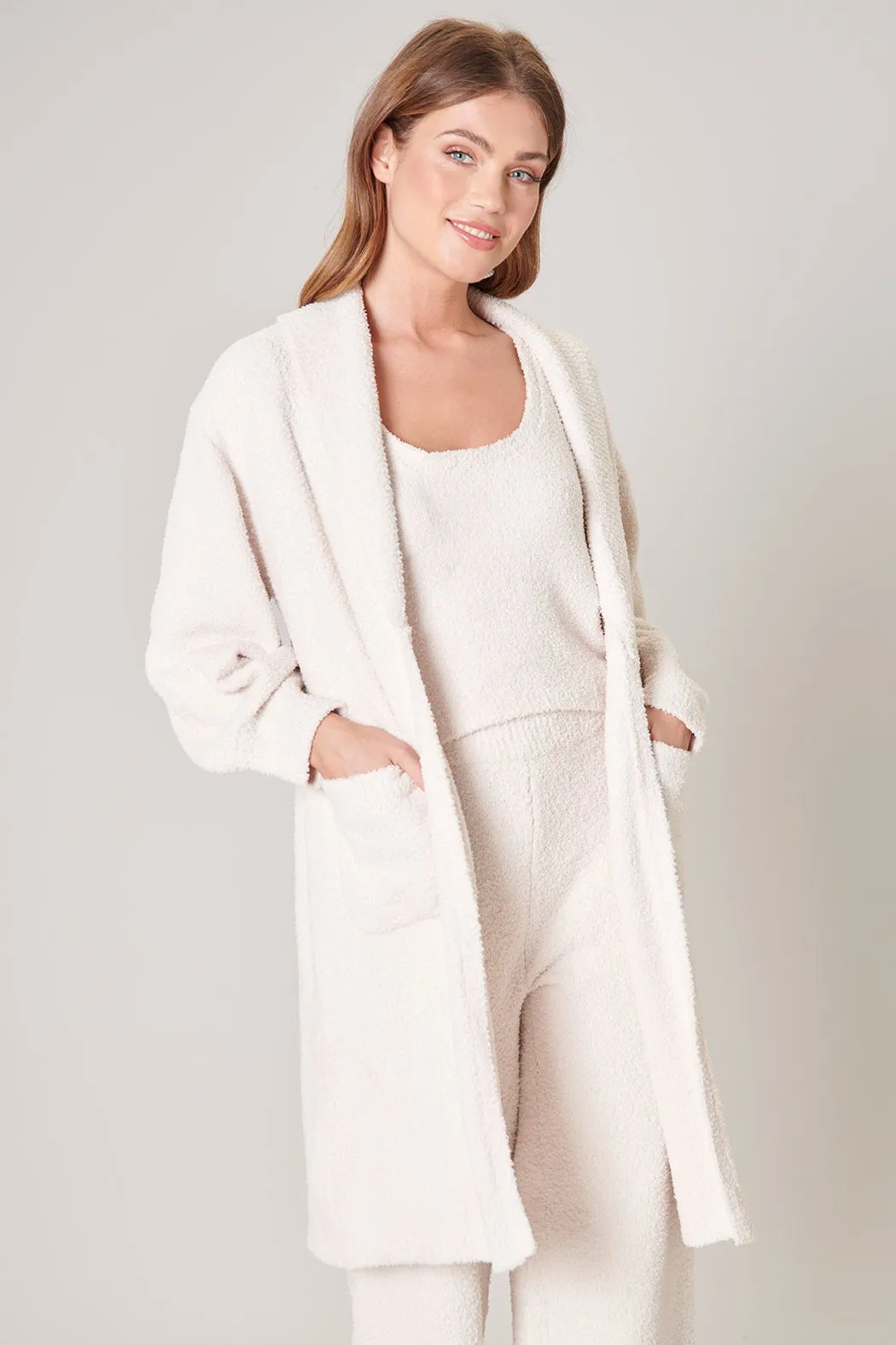 Cloud Nine Fuzzy Shawl Collar Cardigan sold by Sugarlips product image thumbnail 4