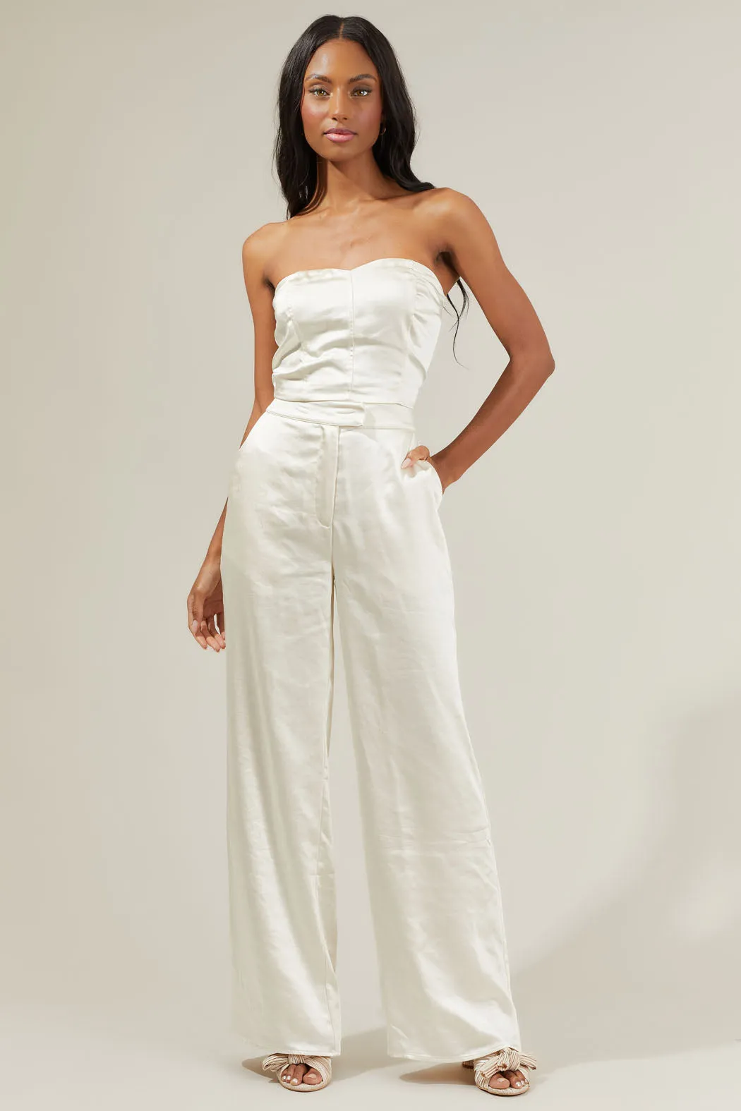 Rosalia Satin Pants sold by Sugarlips product image thumbnail 3