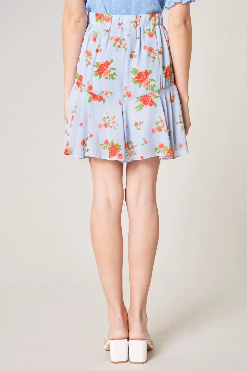 English Rose Eden Flared Mini Skirt sold by Sugarlips product image thumbnail 2