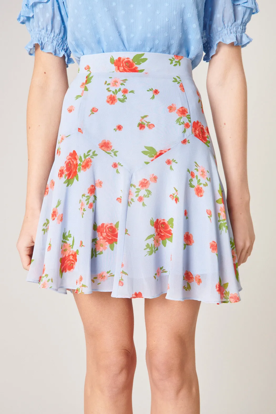 English Rose Eden Flared Mini Skirt sold by Sugarlips product image thumbnail 4