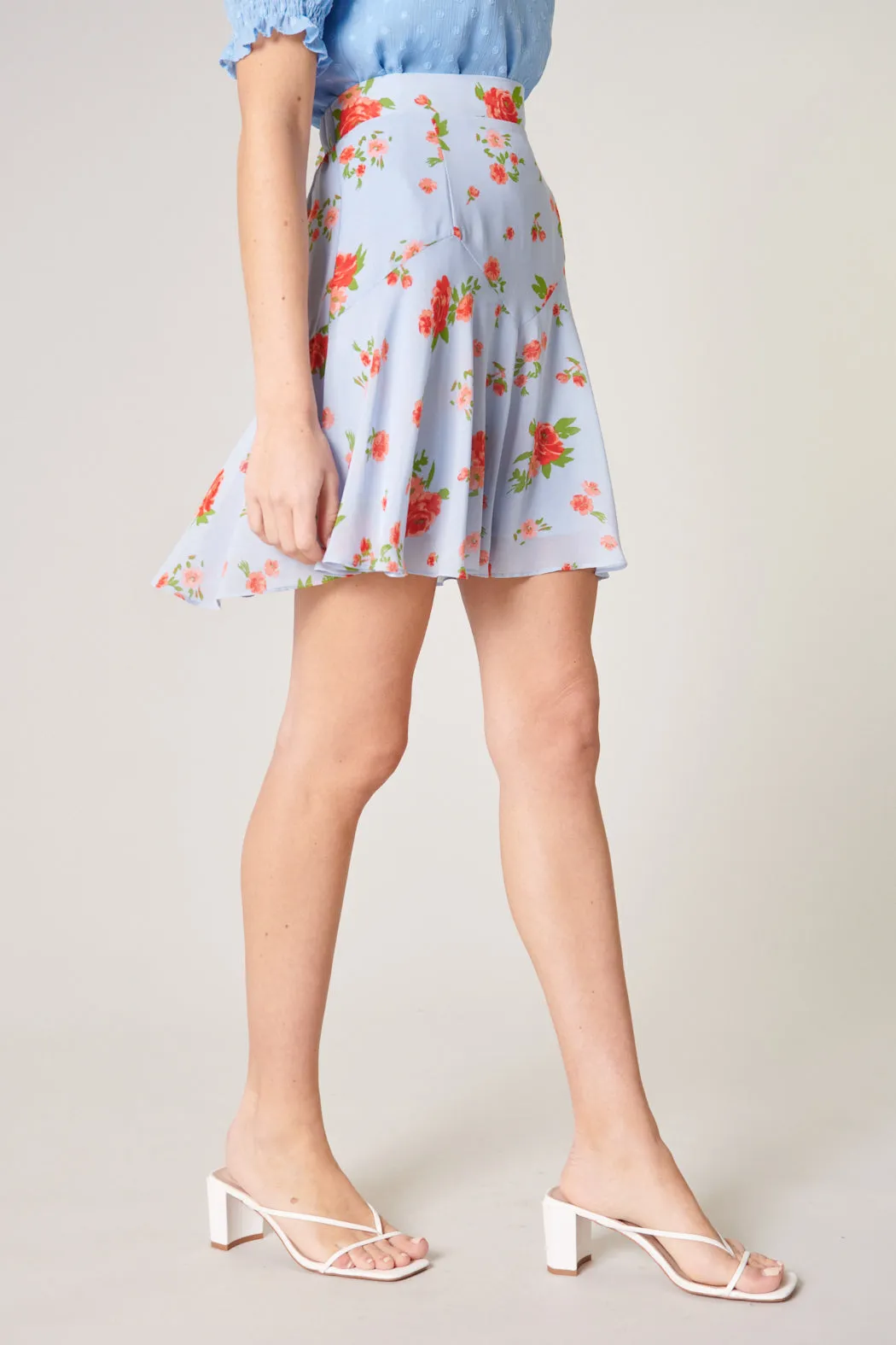 English Rose Eden Flared Mini Skirt sold by Sugarlips product image thumbnail 3