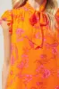 Sunrise Floral Cassius Tie Neck Blouse sold by Sugarlips