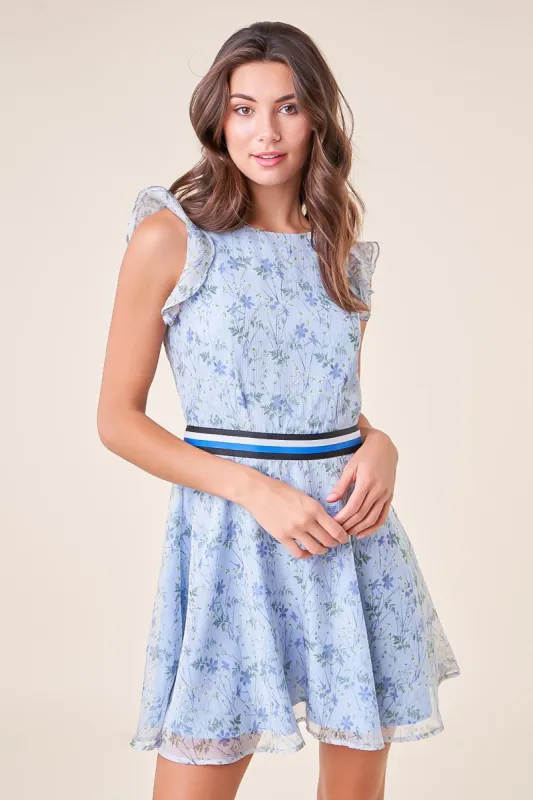 Utopia Floral Fit-N-Flare Dress sold by Sugarlips