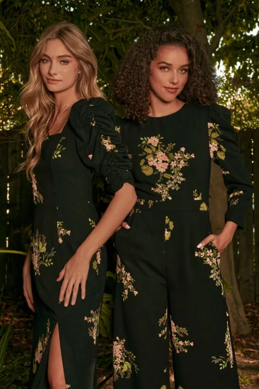 Jasleen Floral Wide Leg Jumpsuit sold by Sugarlips