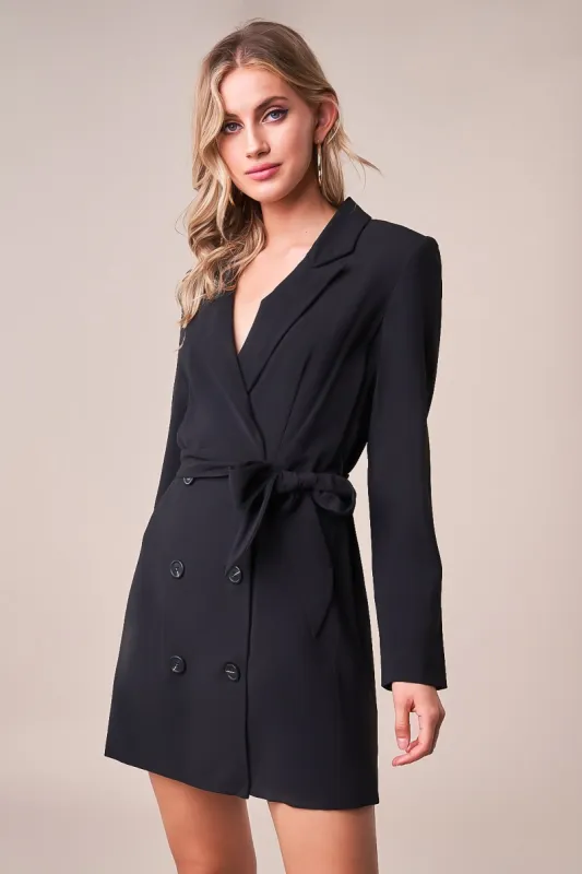Black Beauty Blazer Dress sold by Sugarlips