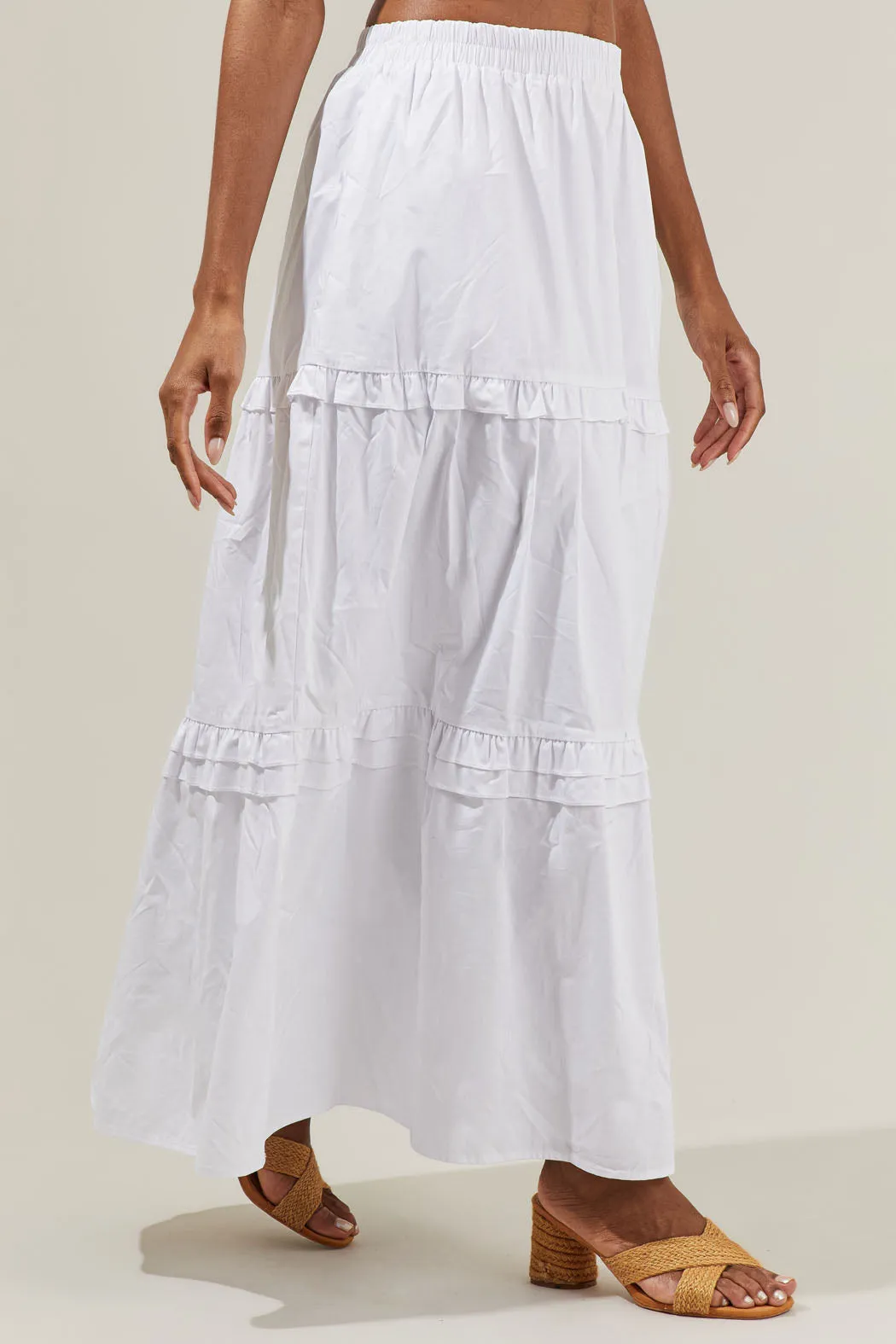 Isabel Ruffle Maxi Skirt sold by Sugarlips product image thumbnail 2