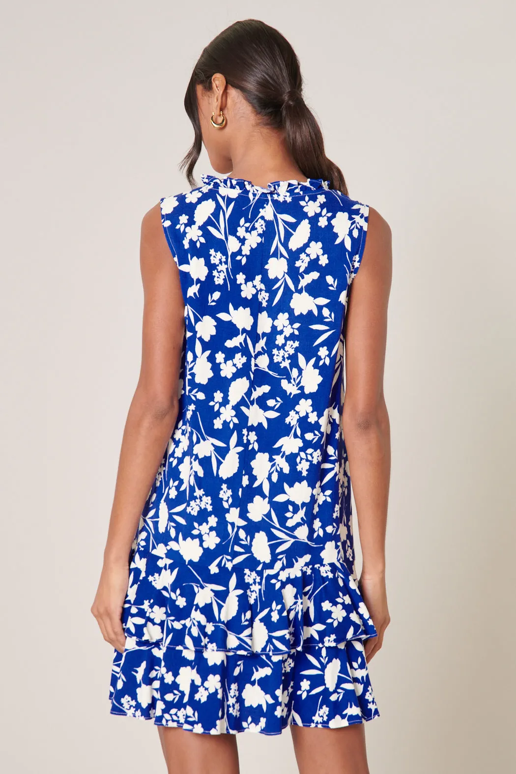 Talulah Floral Graceland Ruffle Trim Mini Dress sold by Sugarlips product image thumbnail 2