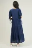 Harper Textured Tiered Midi Dress sold by Sugarlips