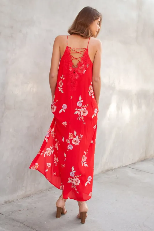 Danyon Floral Maxi Dress sold by Sugarlips