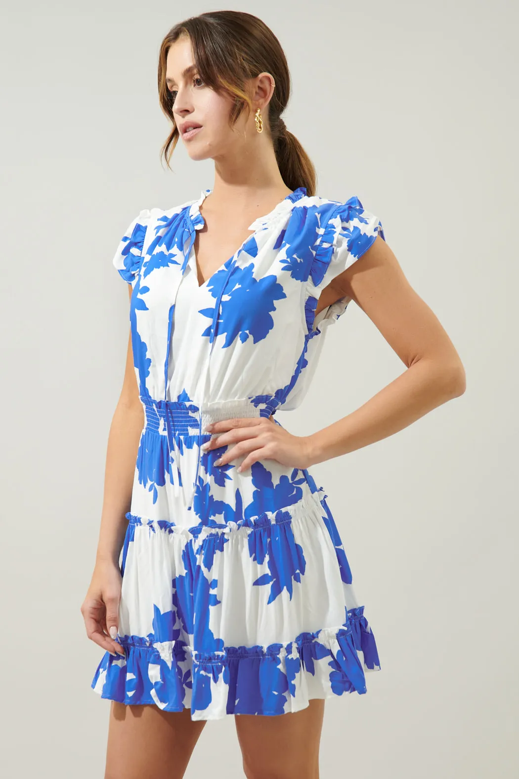 Don't Be Shy Toledo Tiered Mini Dress sold by Sugarlips product image thumbnail 3