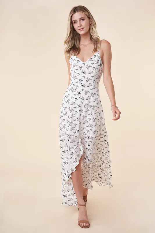 Everlasting Romance Floral High-Low Maxi Dress sold by Sugarlips