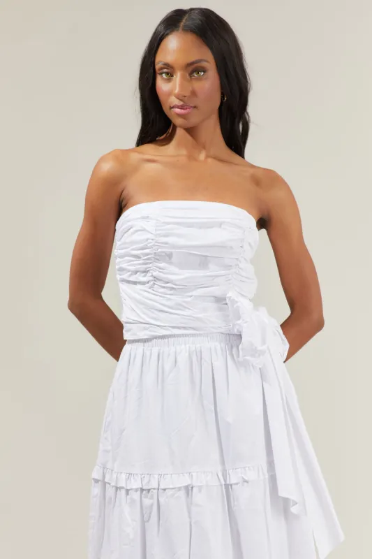 Isabel Ruched Tank Top sold by Sugarlips