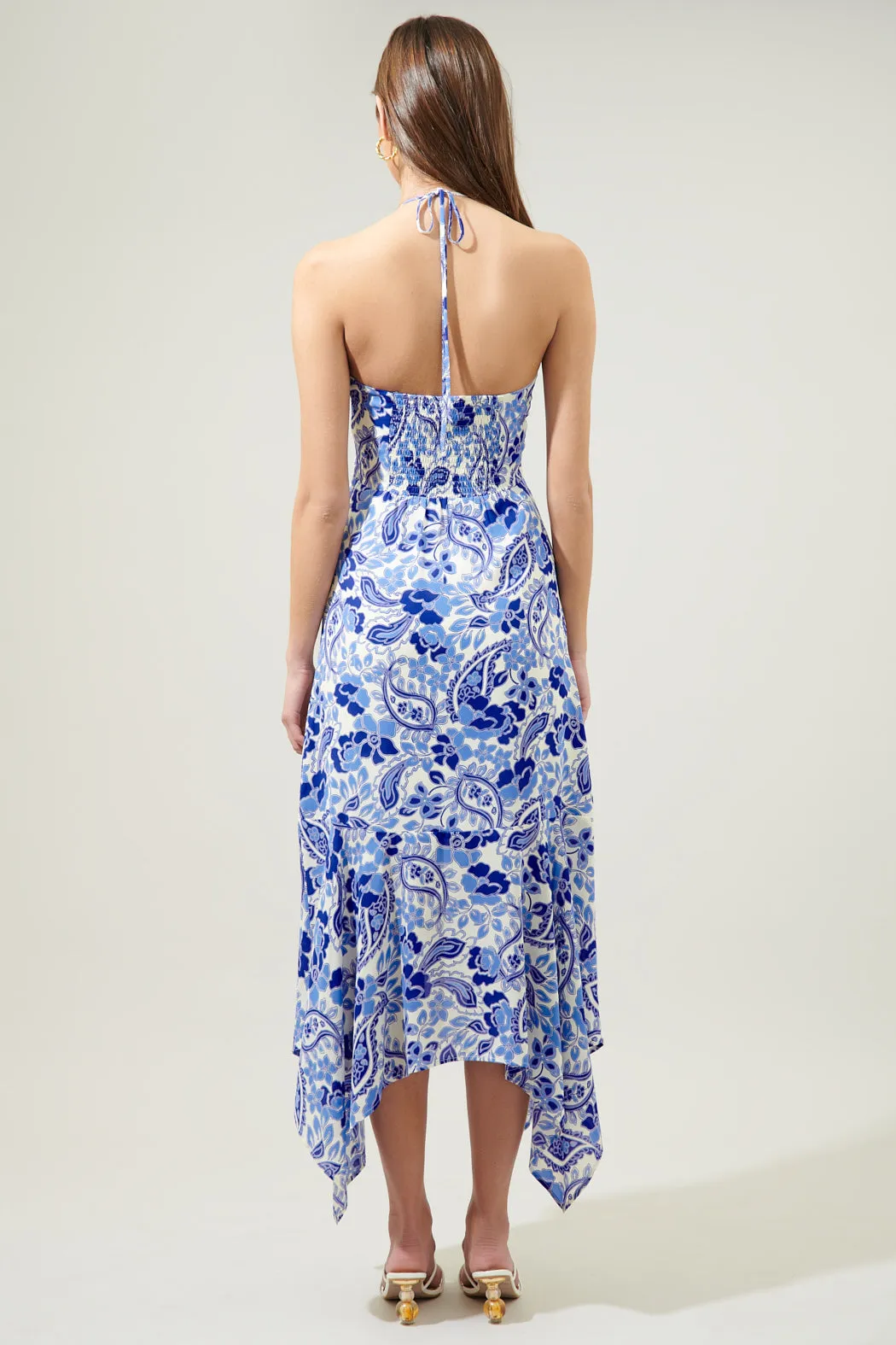 Sao Paulo Sky Augustine Convertible Halter Midi Dress sold by Sugarlips product image thumbnail 3