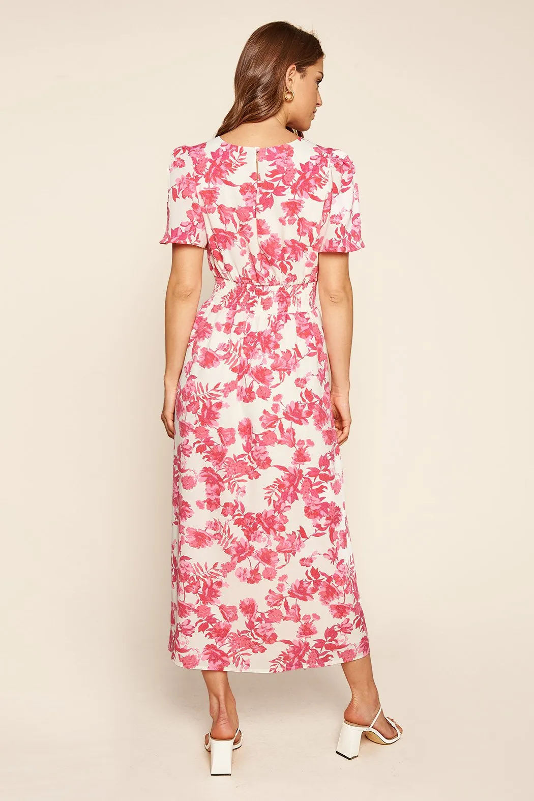 Antoinette Floral Bloom Midi Dress sold by Sugarlips product image thumbnail 4