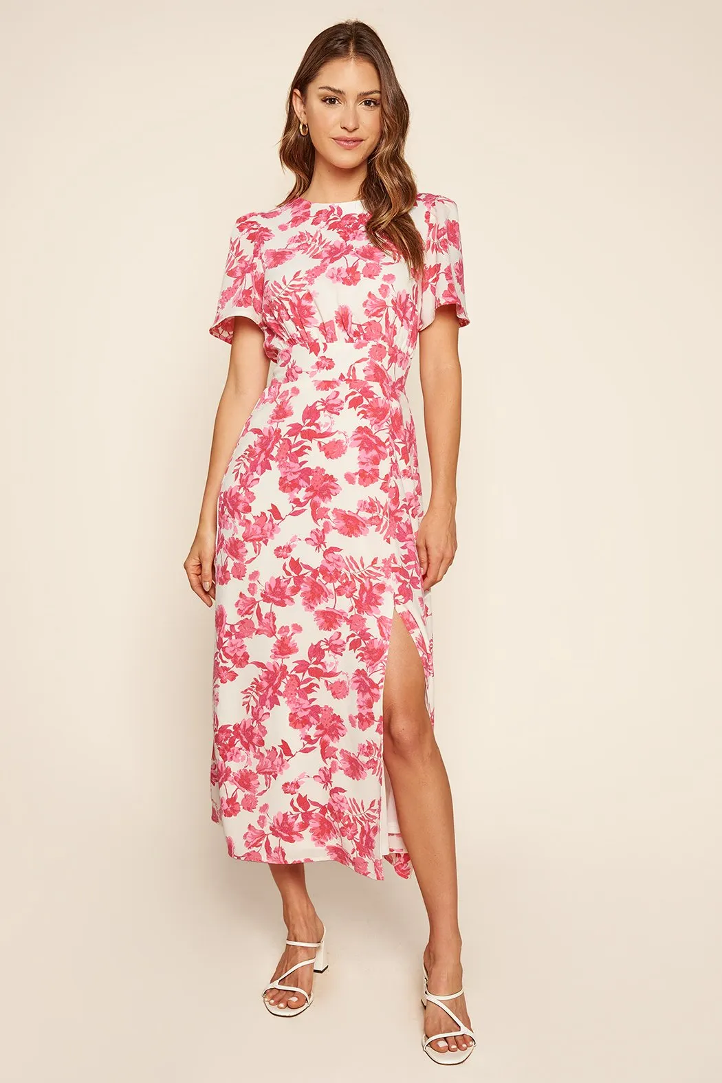 Antoinette Floral Bloom Midi Dress sold by Sugarlips product image thumbnail 2