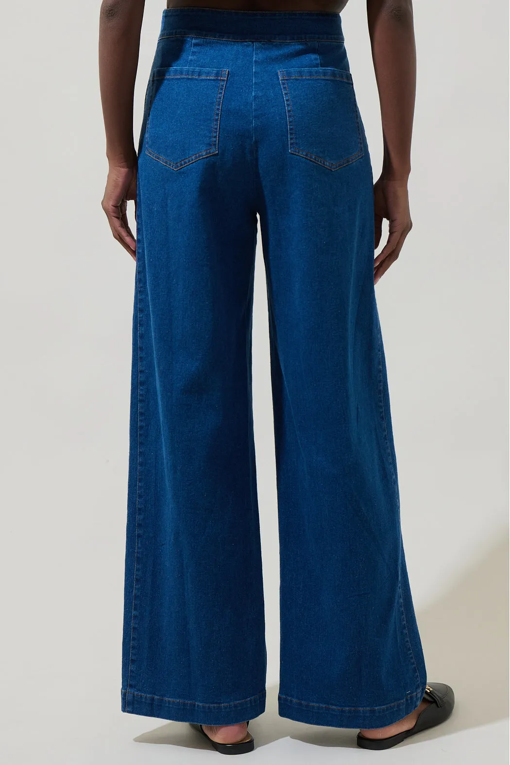 Jamie Denim Emi Wide Leg Pants sold by Sugarlips product image thumbnail 3