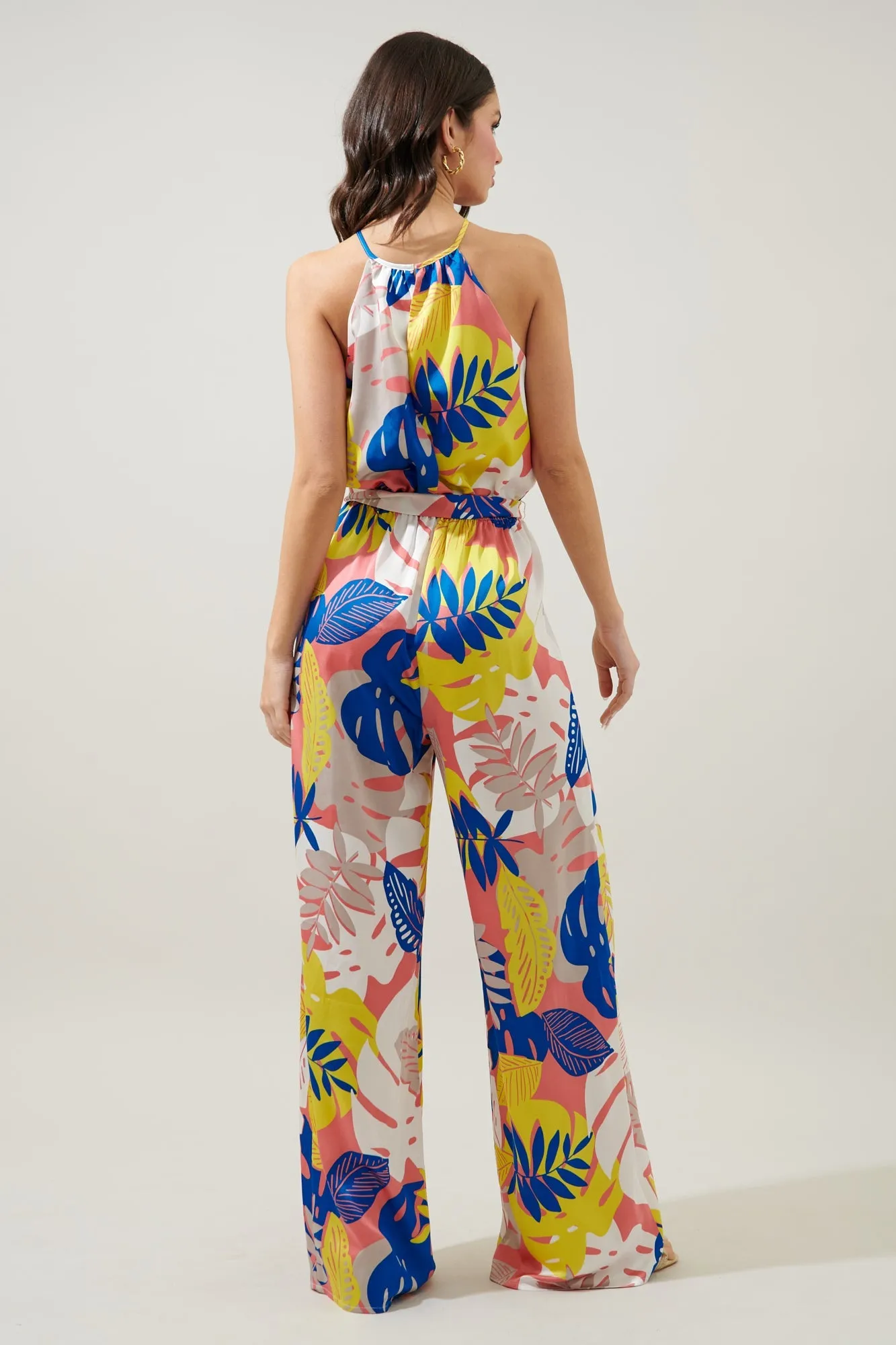 Tropical Paradise Wide Leg Jumpsuit sold by Sugarlips product image thumbnail 2