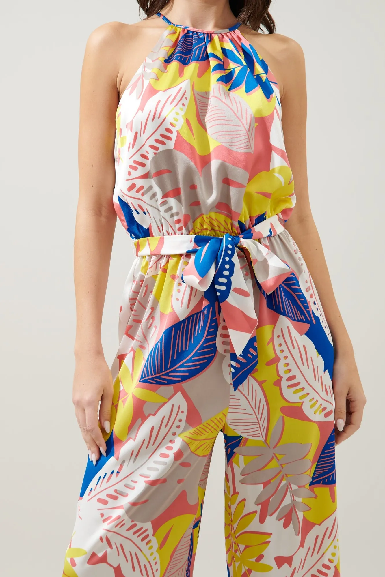 Tropical Paradise Wide Leg Jumpsuit sold by Sugarlips product image thumbnail 4