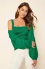 Melody Cropped Knit Cardigan sold by Sugarlips