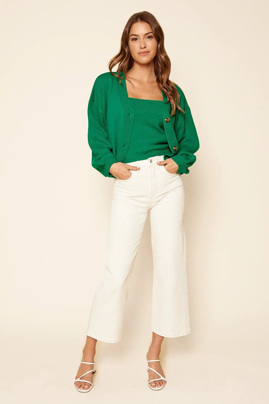 Melody Cropped Knit Cardigan sold by Sugarlips product image thumbnail 5