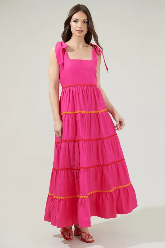 Hannah Hall Tiered Maxi Dress sold by Sugarlips