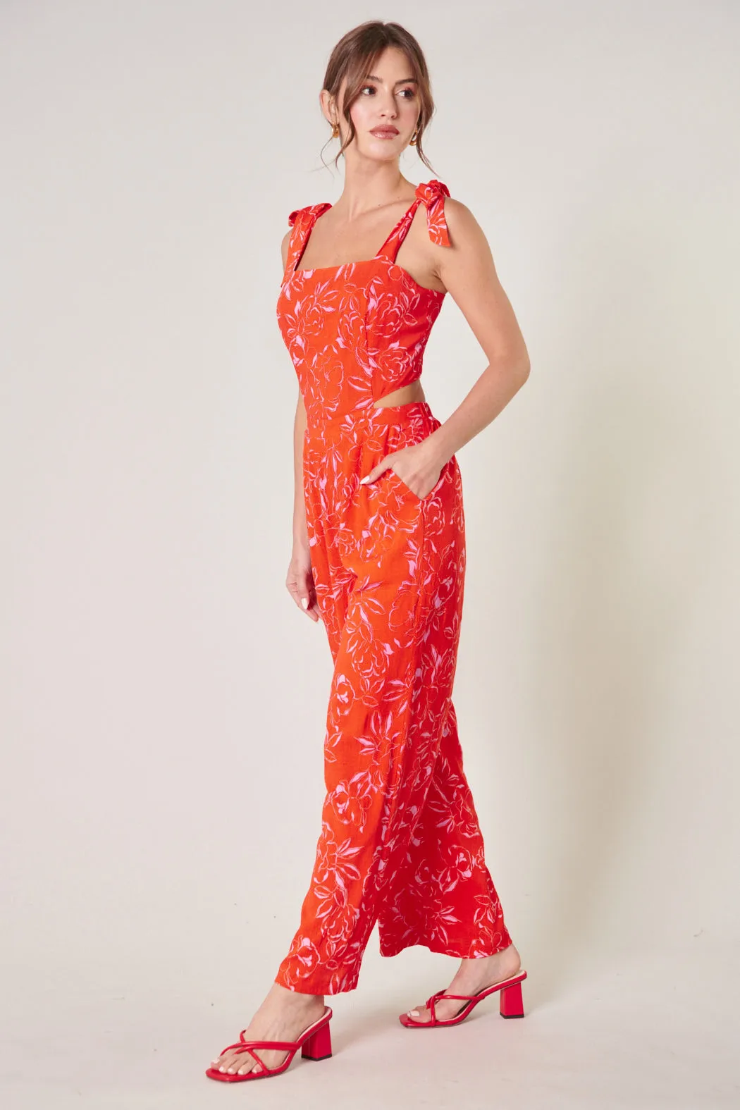 Electric Ways Infrared Harley Cutout Jumpsuit sold by Sugarlips product image thumbnail 4