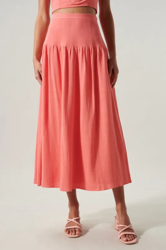 Izzy Maxi A Line Skirt sold by Sugarlips
