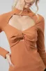McKay Sweetheart Twist Front Cut Out Top sold by Sugarlips