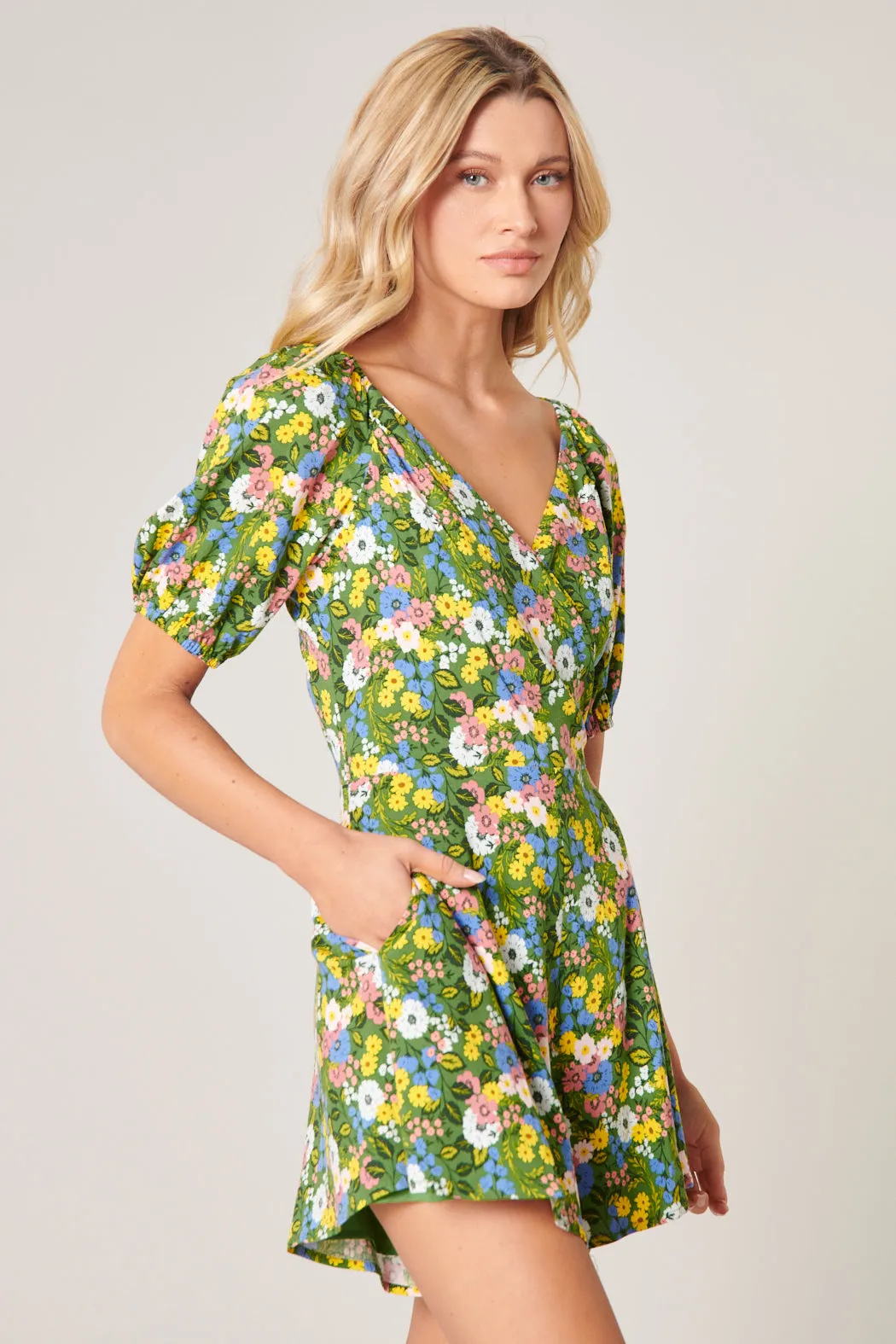 Galway Floral Everheart Romper sold by Sugarlips product image thumbnail 3