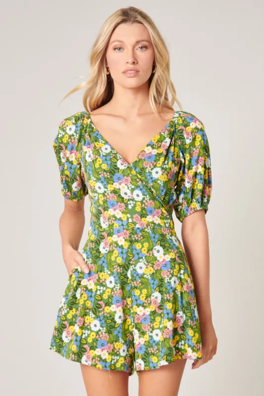 Galway Floral Everheart Romper sold by Sugarlips