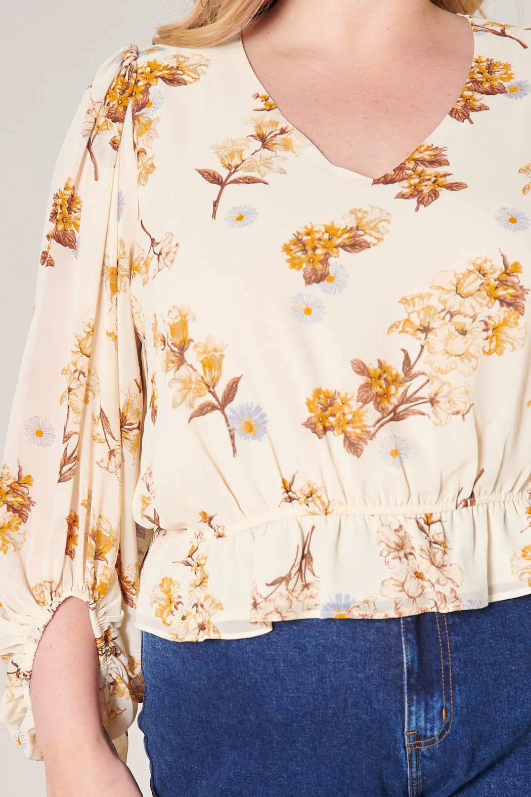 Clarabelle Honey Ways Balloon Sleeve Blouse Curve sold by Sugarlips product image thumbnail 5