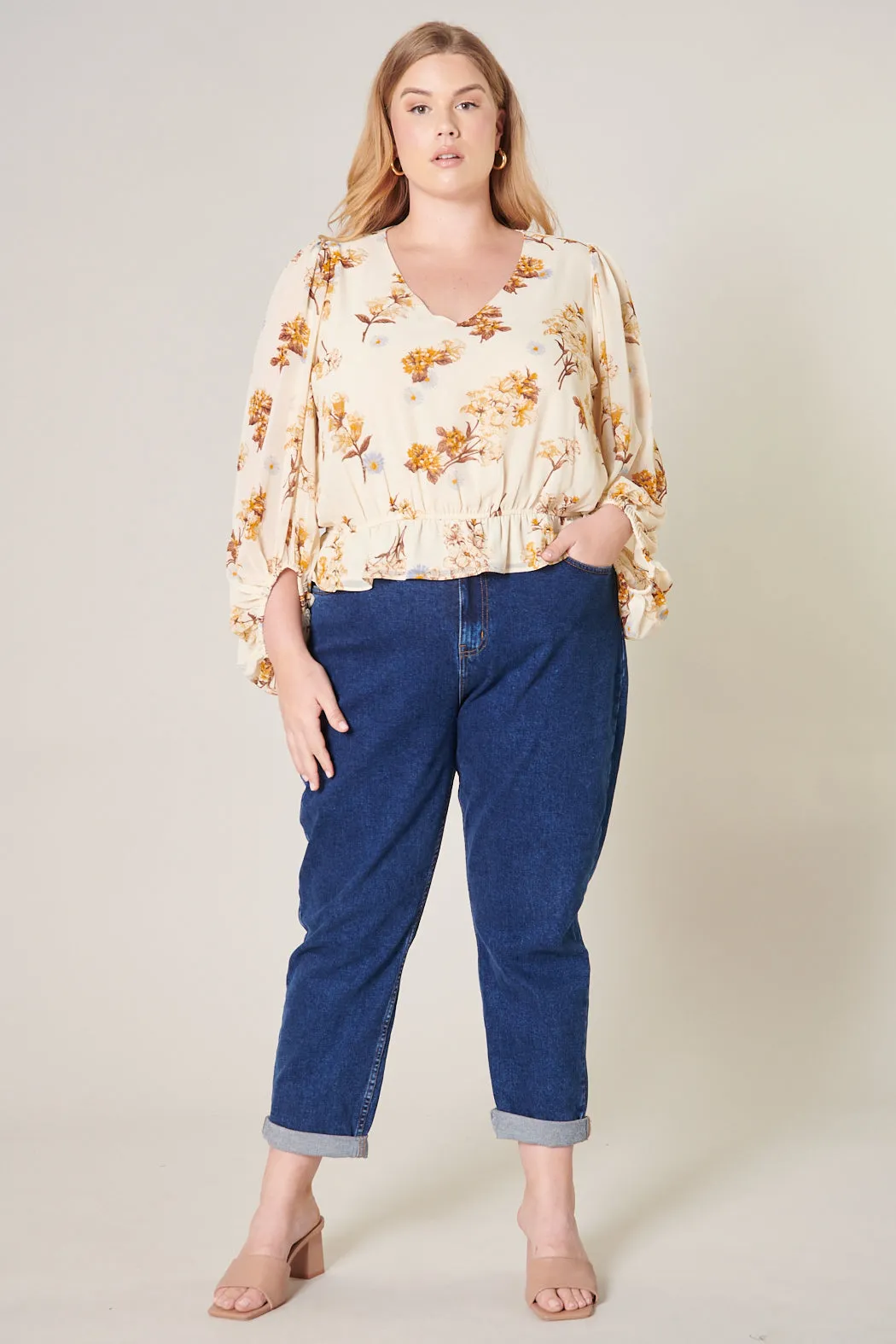 Clarabelle Honey Ways Balloon Sleeve Blouse Curve sold by Sugarlips product image thumbnail 4