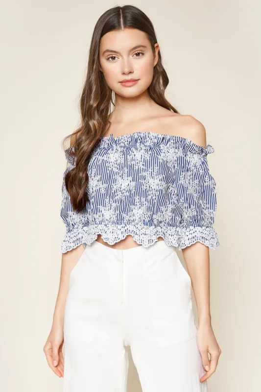 Annette Off The Shoulder Top sold by Sugarlips