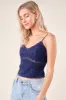 Sweet Summer Crochet Lace Cropped Cami sold by Sugarlips