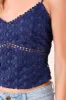 Sweet Summer Crochet Lace Cropped Cami sold by Sugarlips
