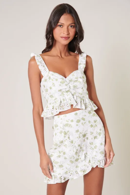 Days Away Crochet Crop Top sold by Sugarlips