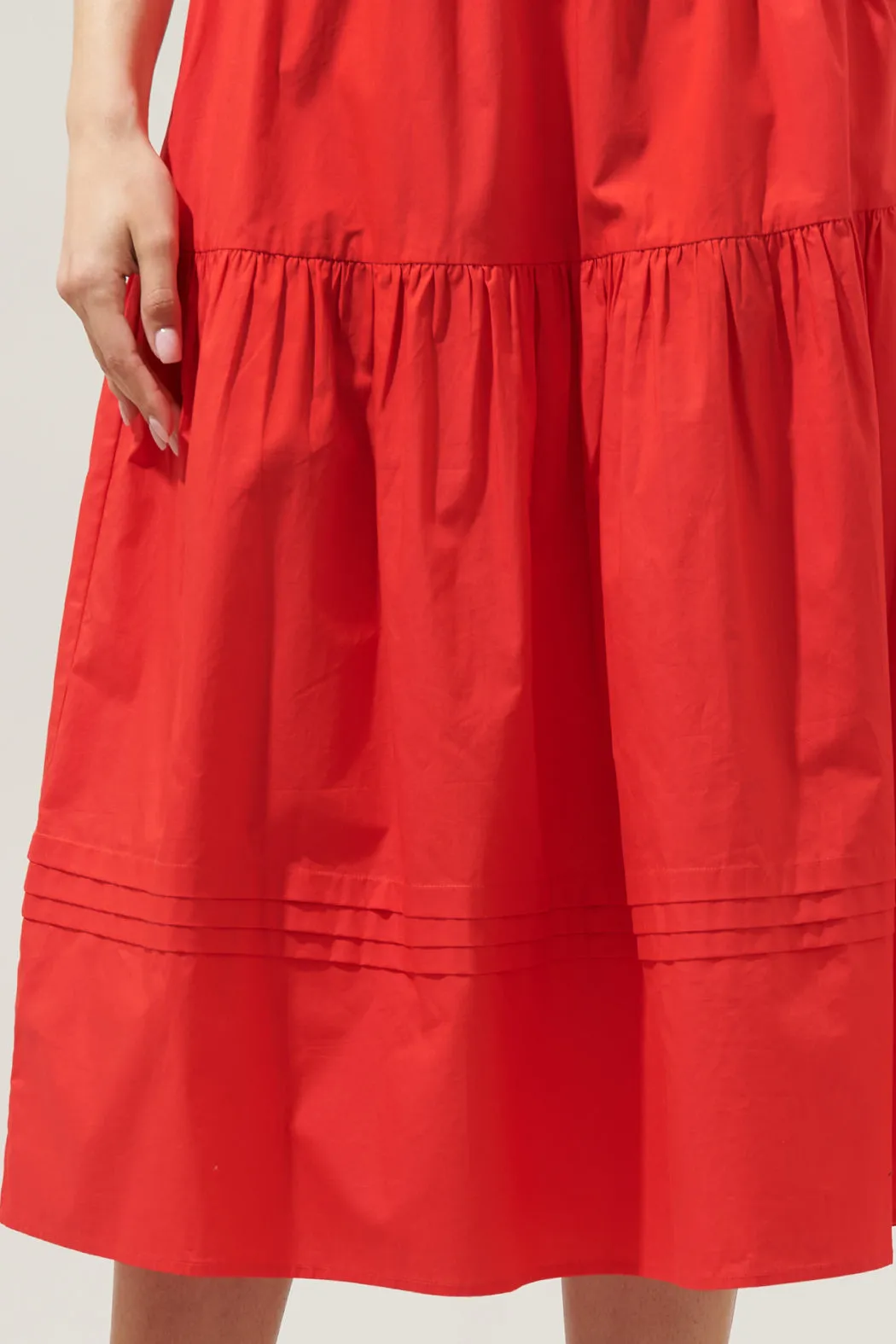 Flores Pleated Midi Skirt sold by Sugarlips product image thumbnail 5