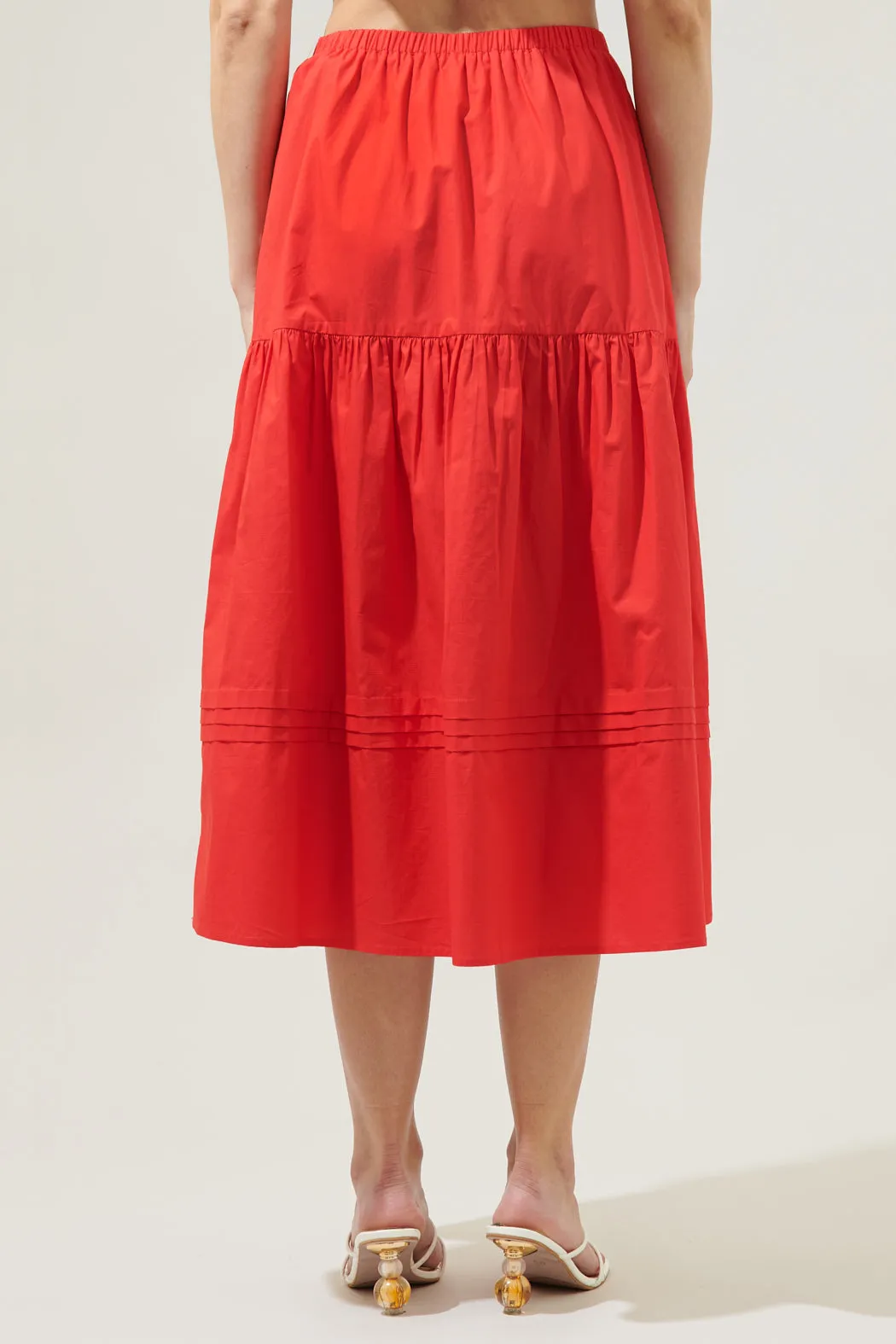 Flores Pleated Midi Skirt sold by Sugarlips product image thumbnail 2